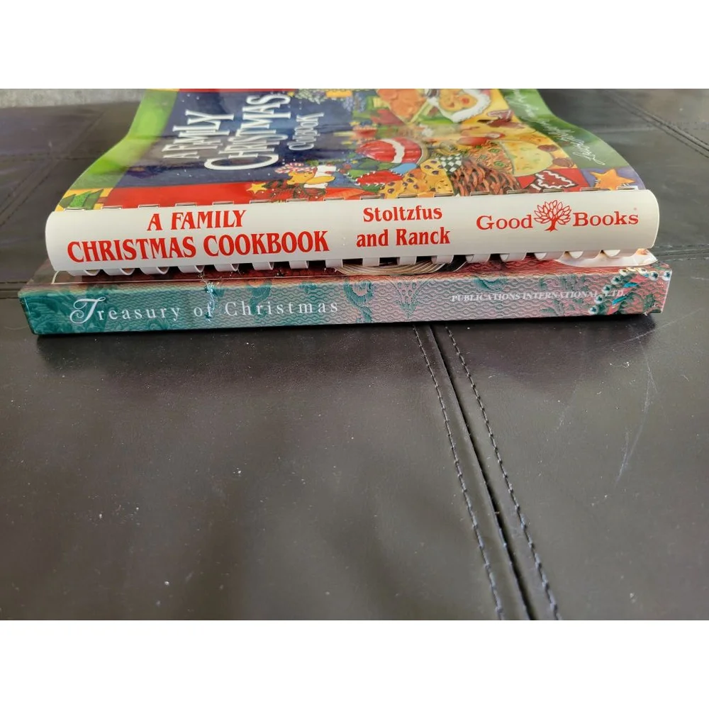 Vintage Christmas Cookbook Bundle - 2 Book Set | Recipes & Traditions